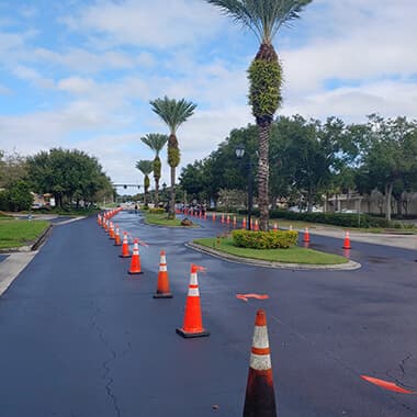 Parking lot work
